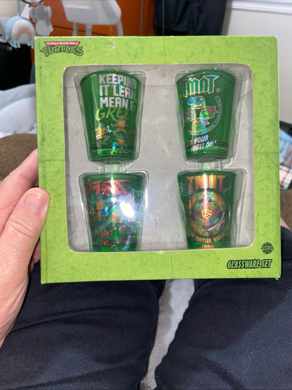 Teenage Mutant Ninja Turtles Green Shot Glass Set